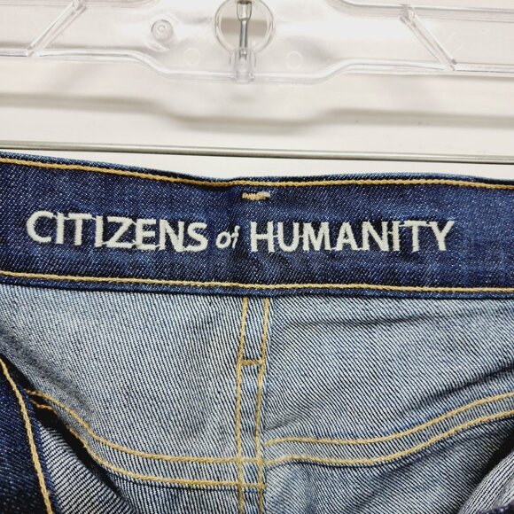 Citizens Of Humanity Womens Bootcut Jeans Mid Rise Size 27 Blue Denim - Picture 2 of 14